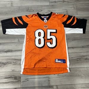 Chad Johnson Cincinnati Bengals Alternate Orange Jersey Reebok Size Men’s Large